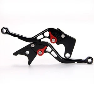 Vent Short Brake Clutch Levers for Suzuki GSXR750 1990-2003,2004-2005,2011-2017 - Foto 1 di 12