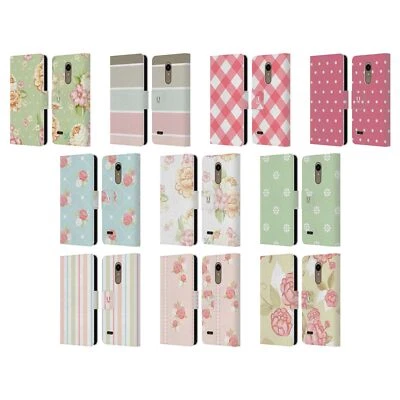 HEAD CASE DESIGNS FRENCH COUNTRY PATTERNS LEATHER BOOK CASE FOR LG PHONES 1 - Image 1 of 4