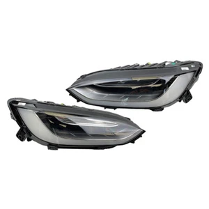Coppia gruppo ottico faro led adatto per Tesla Model X 2015-22 fari anteriori led - Foto 1 di 19