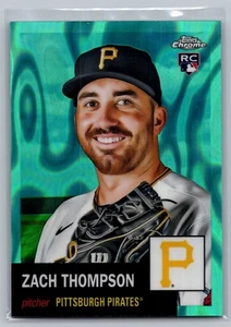 2022 Topps Chrome Plat Anni - Zach Thompson #93 Aqua Lava Refractor /299 (RC) - Picture 1 of 2