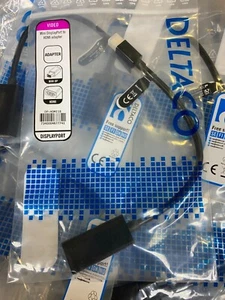 99x Deltaco Mini DisplayPort a HDMI Adaptador Audio 20 pines a 19 pines Hembra 0,2 m - Imagen 1 de 4