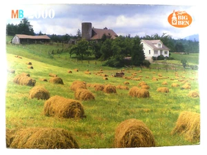 VTG 1992 Milton Bradley 2000 Piece Jigsaw Puzzle Leland Farm, WA barn Complete - Picture 1 of 2