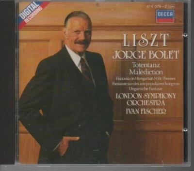 CD - LISZT JORGE BOLET - TOTENTANZ MALEDICTION / ZUSTAND SEHR GUT #G36# - Bild 1 von 2