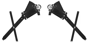 LH & RH Window Regulators 1965-68 Ford Galaxie 500 (2 Dr Hardtop & Convertible) - Picture 1 of 5