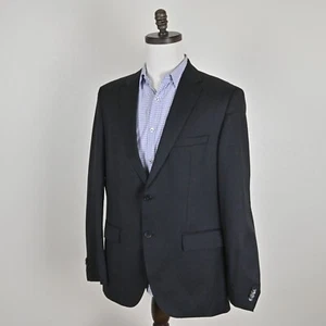 Hugo Boss Reda Super 100 Italian Fabric Formal Business Casual Black Blazer 42R - Picture 1 of 23