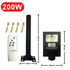 150W-800W Led Solar Street Lights Sensor Ip65 Remote Control+Pole Outdoor Lights