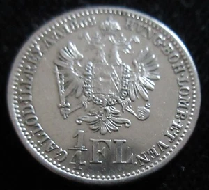 MDS AUSTRIA IMPERIO HABSBURGO 1/4 FLORÍN 1862 A "FRANZ JOSEPH I." PLATA #D - Imagen 1 de 2