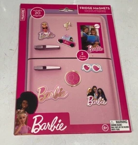 NIP BARBIE PALADONE SET OF 20 FRIDGE MAGNETS CORE PINK DECOR - Picture 1 of 9