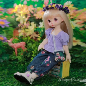 1/6 BJD Puppe süßes Baby Mädchen handgefertigtes Geschenk Harz Kugelgelenk komplettes Set Make-up Haar - Bild 1 von 12