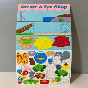 Vintage 1996 Sandylion Sticker Create A Pet Shop Maxi Activity Sheet - Bild 1 von 5