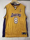 Reebok Kobe Bryant Los Angeles Lakers Vintage Basketball Jersey #8 Youth Size L