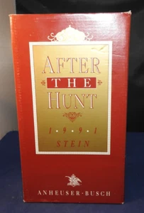 Anheuser Busch After the Hunt Lidded Stein 1991, w Box - Picture 1 of 13