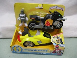 NIB Fisher-Price Imaginext Power Rangers Mastodon Battle Bike Yellow & Black - Picture 1 of 7