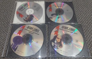 Star Trek Gift Set - Omnipedia, TNG Episode Guide, Klingon Language - 4 x PC CD - Picture 1 of 3
