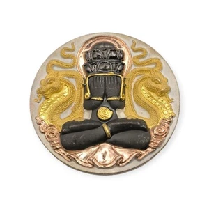 Thai Amulett Phra Pidta Pangpakan BE 2550 Jatukam Reichtum Glücksbringer Schutz - Bild 1 von 6