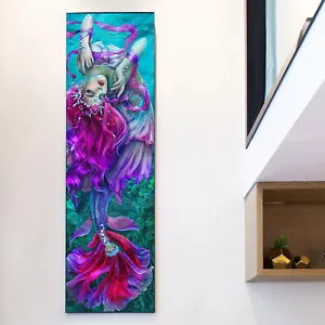 YALKIN 5D Large Diamond Painting Embroidery Cross Craft Stitch Art Mermaid Home - Picture 1 of 10