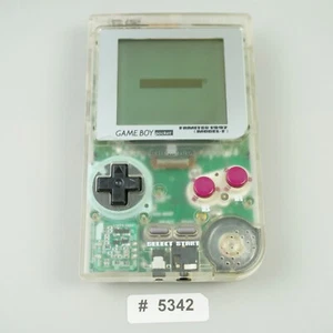 Consola Nintendo Gameboy Pocket MGB-001 Clear Skeleton Famitsu ¡Probada! #5342 - Imagen 1 de 9