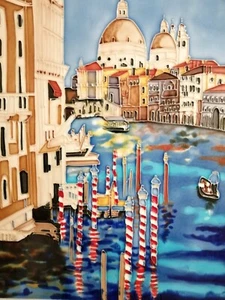 Venedig Kunst auf Gibs platte - Bild 1 von 3