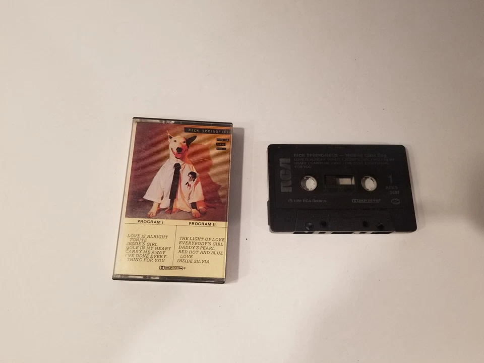 Rick Springfield - Working Class Dog - Cassette Tape - Image 1 of 1
