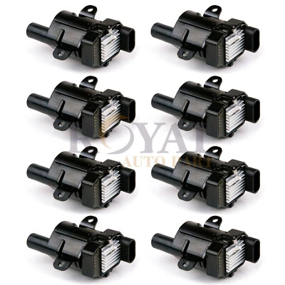 UF262 for Chevy Silverado GMC Sierra Yukon 4.8L 5.3L 6.0L Round 8x Ignition Coil - Image 1 of 4