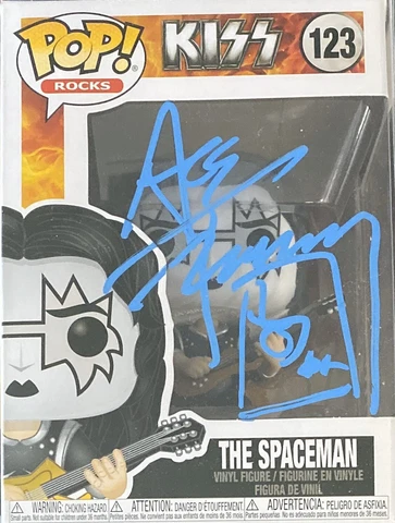 KISS Signed Ace Frehley Funko POP Frehley Autographed Funko Pop Simmons Stanley Cover