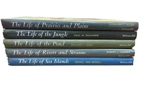 5 Books from Our Living World of Nature Set 1960's Vintage Hardcover - Picture 1 of 1