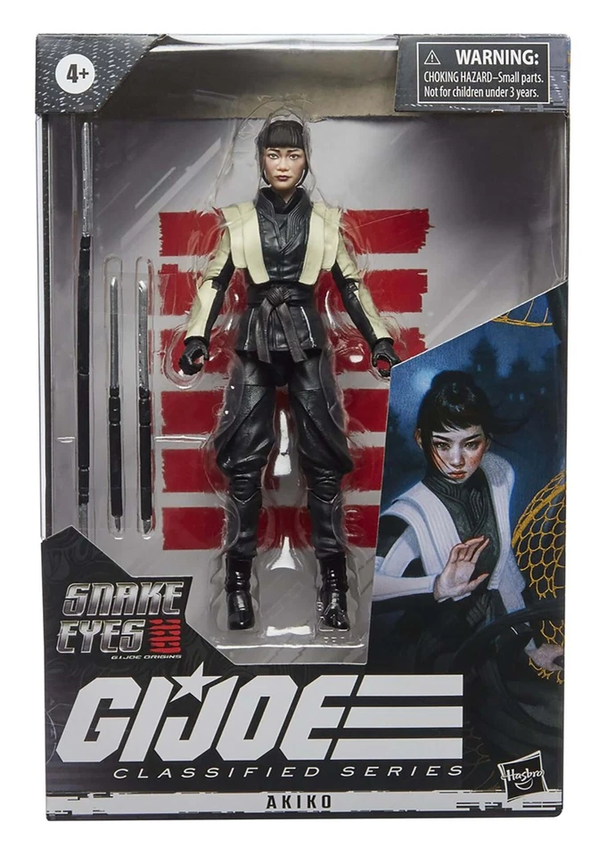 G.I. Joe Classified Series Snake Eyes G.I. Figura de acción Joe Origins 6"" Akiko Foto 1 de 1