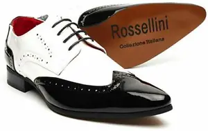 Men's New Rossellini Leather Lined Patent Party Formal Dress Wedding Shoes  6-12 - Picture 1 of 24