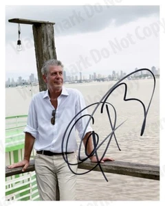 Anthony Bourdain signiert 8 x 10 Nachdruck Sammlerstück Promi Koch Foto - Bild 1 von 6