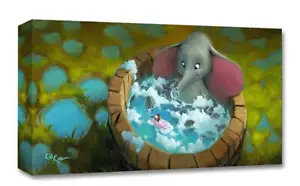 Disney Fine Art - Dumbo Treasures on Canvas - Artist : Rob Kaz 10"H x 20"W - Picture 1 of 1