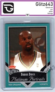 2002-03 Fleer Platinum #10 PP Baron Davis Platinum Portraits - Bild 1 von 2