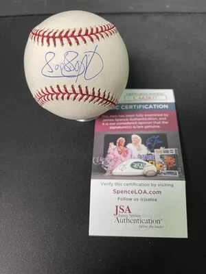 Javier Vazquez Signed Autographed Series De Los Expos Bud Selig Baseball JSA - Image 1 of 4