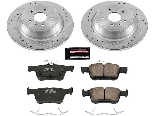 Kit de pastillas de freno trasero y rotor 74QVPZ61 para Ford Fusion 2013 2014 2015 2016 Foto 1 de 1