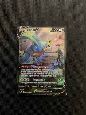 Pokémon Zacian v Trainer Gallery Art Astral Radiance TG21/TG30 Near Mint - Bild 1 von 4