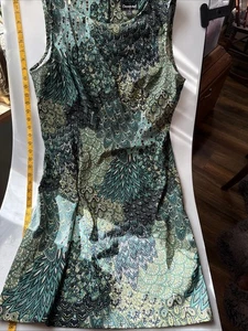 Abito verde senza maniche Connected taglia 16 - Foto 1 di 12