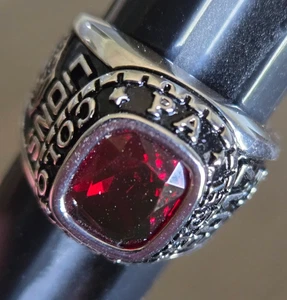 Silver Tone Class of 2017 High School Ring Size 9.5 - Picture 1 of 7