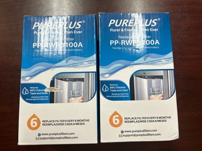 Pureplus Replacement Water Filter, PP-RWF0100A, New Sealed 2-Pack (6months Each) - Image 1 of 4