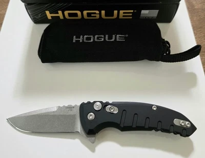 Cuchillo Microflip Hogue X1 24170 EE. UU. CPM-154 Aleta/Botón/Bloqueo NUEVO Foto 1 de 4