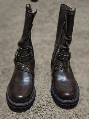 Botas Mujer Zodiac Faith Eje Medio Marrón Talla 8m Excelente Estado Foto 1 de 4