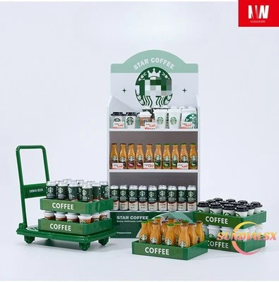 Diorama 1:12 Coffee Drinks Model Garage Workshop Scene Display Model Accessories - Image 1 of 4