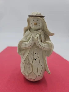 Flurryville Collection NATIVITY - MARY 4.25" Snowman Figurine Kneeling Rare HTF - Picture 1 of 7