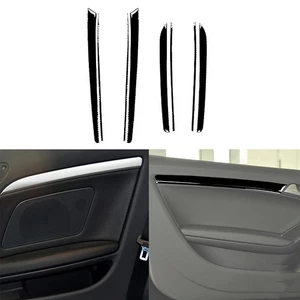8Pcs Glossy Piano Black Interior Door Panel Cover Trim For Audi A5 S5 08-16 - Bild 1 von 7