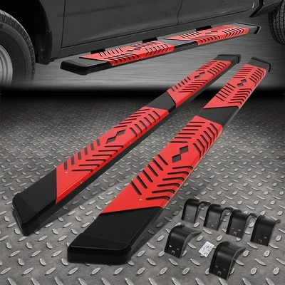 PARA 09-24 DODGE RAM DOBLE CABINA 5.5" BARRA NERF ESTRIBO CON PLACA DE ESCALÓN PATRÓN Foto 1 de 4