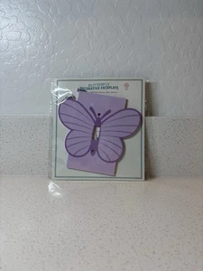 Toggle Light Switch Cover Purple Butterfly Decorative Decor Wall Faceplate NEW - Picture 1 of 2
