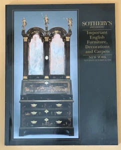 Sotheby's Catalog October 24, 1992 - English Furniture, Decorations and Carpets - Picture 1 of 1