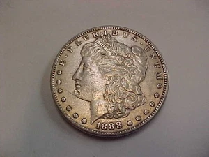 1031) 1888 S Morgan Silver Dollar - VF - Obverse Issues - Starts at $90.00 - Picture 1 of 8