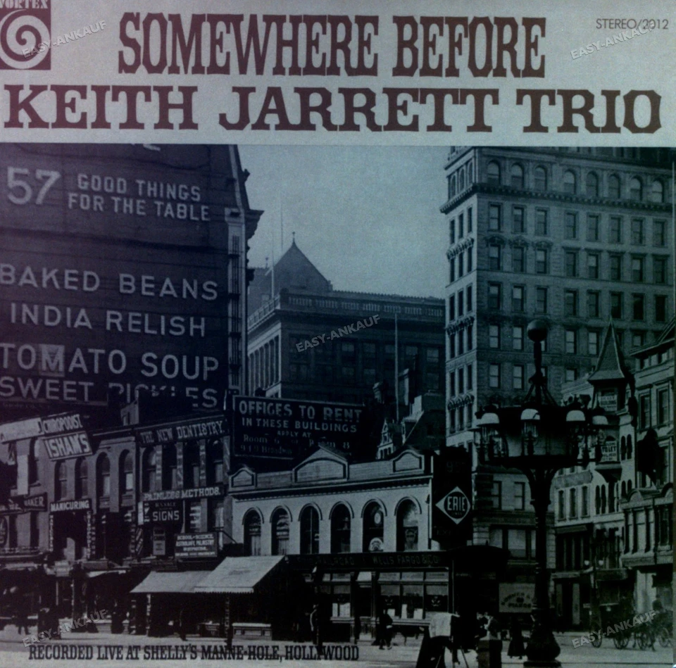Keith Jarrett Trio - Somewhere Before LP (VG+) '* - Image 1 of 1