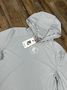 Sudadera con Capucha Perfect Game Para Hombre M Gris Jaspeado Ligera Elastizada Entrenamiento de Béisbol - Imagen 1 de 11