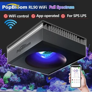 PopBloom RL90 WiFi Control 100W Marine Aquarium LED Lighting Coral Reef Aquarium - Picture 1 of 10