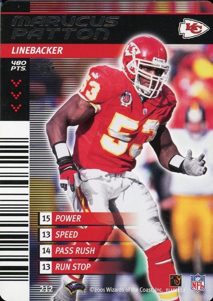2002 NFL Showdown MARVCUS PATTON CHIEFS #150 - Image 1 of 1